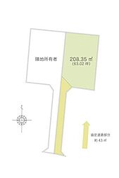 日高市武蔵高萩　土地