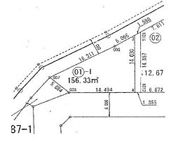 飯能市岩沢売地　建築条件無し