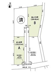飯能市中山　土地