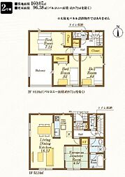 飯能市川寺第15　新築住宅全3棟　2号棟