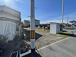 オレンジ　小名浜大原字甲新地　50坪　建築条件無し　大通