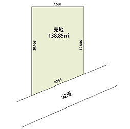 川越市仙波町1丁目　土地