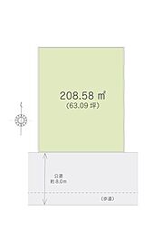 川越市かすみ野一丁目　土地