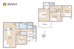 ブリエガーデン広瀬東4丁目第4 新築分譲住宅　1号棟