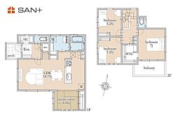 ブリエガーデン広瀬東4丁目第4 新築分譲住宅　1号棟