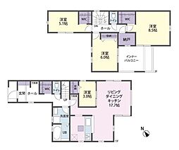 川越市かすみ野1丁目　全2棟　新築戸建