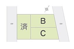所沢市北秋津　全3区画　土地