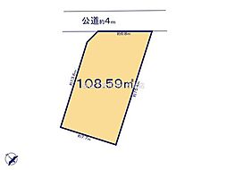 所沢市上安松　全2区画　土地