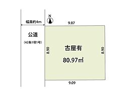 所沢市大字上安松　土地