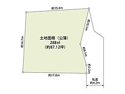 所沢市上安松　土地