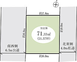 さいたま市中央区下落合7丁目　土地