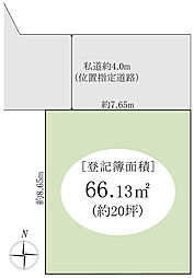足立区谷中5丁目 土地