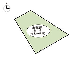 つくば市大形　土地