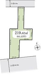 春日部市大場　土地