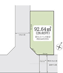 越谷市袋山　土地