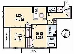 シエルクレール　Ｂ棟 B0105