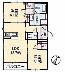 シャーメゾン新山口 A0102