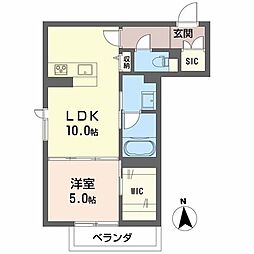 シャーメゾンアルバス新山口 A0105