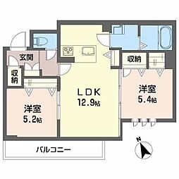 シャーメゾンガーデン福島　Ａ棟 A302