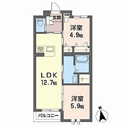 シャーメゾンガーデン福島　Ｂ棟 B105