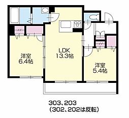 ベレオ万代 203