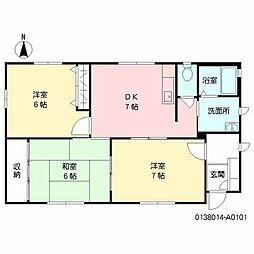中の館一戸建借家 A棟 A0101
