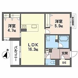 シャーメゾン菊陽 A0301