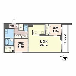 シャーメゾン　リバーサイド A0405