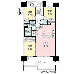 照葉テラスパークカーサ01−505 A0505