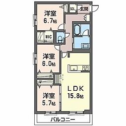 オカバ姫路青山シャーメゾン A205
