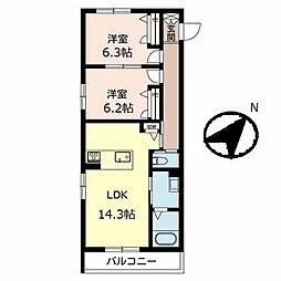 シャーメゾン　ガーデンズ　今木 0201