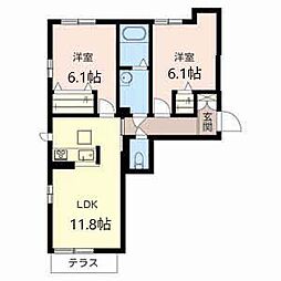 ヴィラ・ソレーユ古曽部 0107