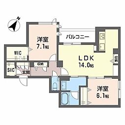 シャーメゾンガーデンズ　アクア 0201