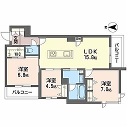 シャーメゾン　ウィステリアカーサ 0203
