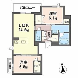 シャーメゾン　阪南　ガーデン 0202