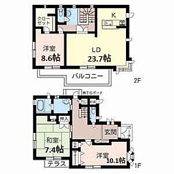 西宮市能登町の一戸建て