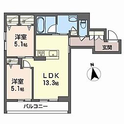 ベレオＫ美田園 202