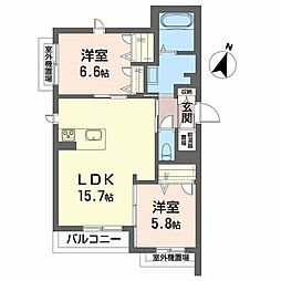 メゾンマスト名須川Ｂ棟 B207