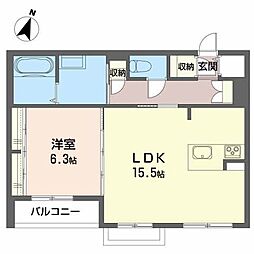 メゾンマスト名須川Ｂ棟 B302