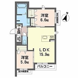 メゾンマスト名須川Ｂ棟 B301