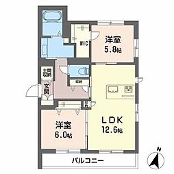 メゾンマスト大町　Ｂ B201