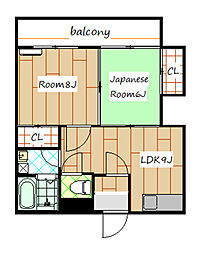 シャンポールＦ 401号室