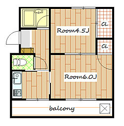 ハイツフレンド元島名 406号室