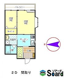 パレスＫ.Ｓ 2C号室