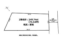 売主・愛川町半原売地 75.54坪 価格1080万円