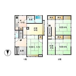 山中温泉下谷町借家 1