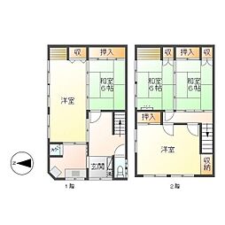 山中温泉白山町貸家 1