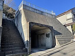 車庫付き高台の土地