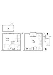 トライアングル旗の台テラス 206