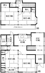 入間市小谷田　土地75坪　広く使える繋がりの多い間取り